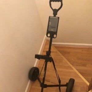 JEF WORLD OF GOLF Deluxe Steel Push Cart